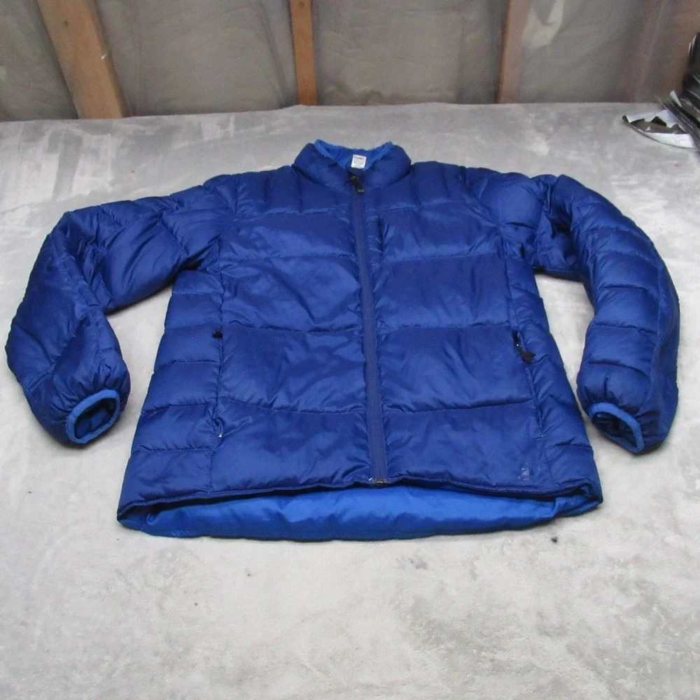 REI Down Jacket Boys‎ XL 18 Blue Full Zip Quilted Light Insulated Warm Puffer